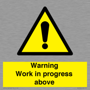 Warning Work in progress above